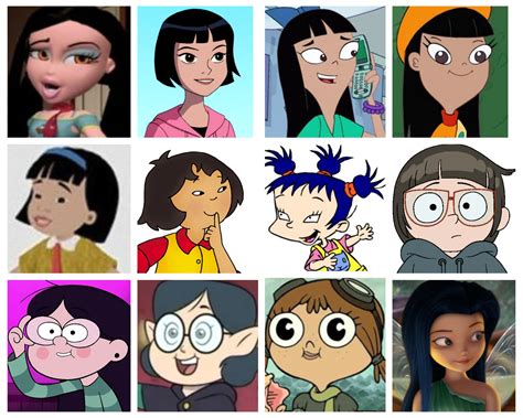 asian cartoon characters female|weird asian cartoon character.